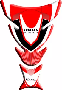 Almofada de depósito Keiti Ducati branco vermelho preto-1