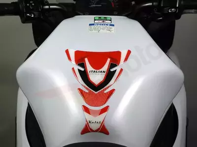 Keiti Ducati tank betét fehér piros fekete-2