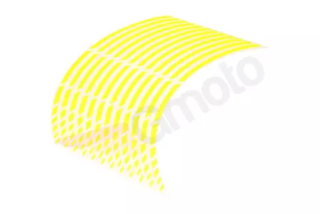 Keiti fényvisszaverő kerék matrica Fluo sárga-2