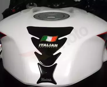 Almofada de tanque Keiti Bandeira italiana preta-2