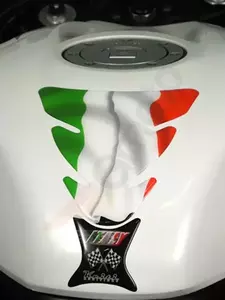 Tank pad Keiti Itálie Vlajka zelená bílá červená-2