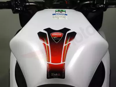 Keiti Ducati sarkan-melns tvertnes spilventiņš-2
