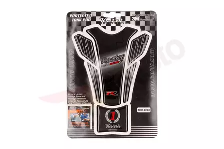 Keiti Honda Racing rezervor de rezervor negru și gri-3