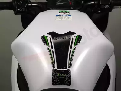 Keiti Kawasaki Racing negru și verde rezervor pad rezervor negru și verde-2