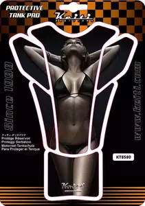 Keiti Beauty tank pad mulher em biquíni cinzento preto-2