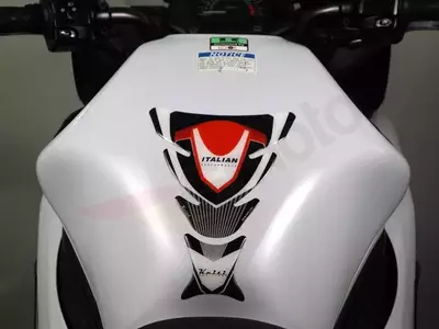 Podloga za rezervoar Keiti Ducati, bijela, crvena i crna-2