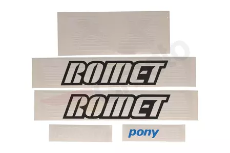 Naklejki komplet Motorynka Pony 301