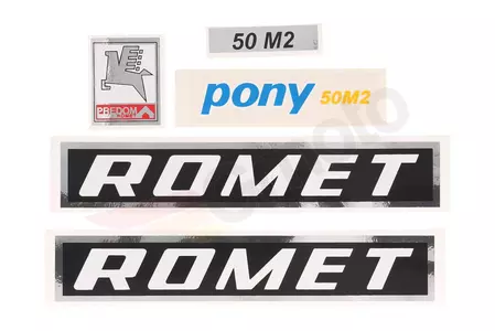 Samolepky set Romet Motocykl M2 - 121912