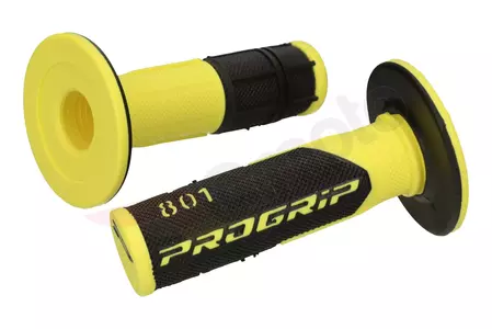 Manetki Progrip 801 Off Road żółty fluo czarny dwuskładnikowe - PG801YLF/BK