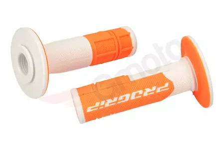 Progrip 801 Off Road hvid fluo orange bikomponent - PG801WH/ORF