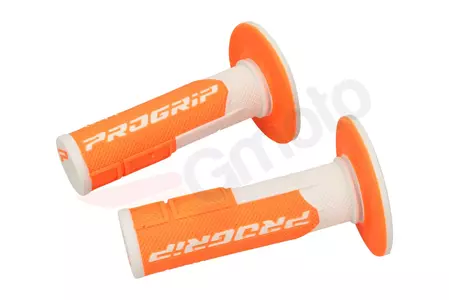 Progrip 801 Off Road hvid fluo orange bikomponent-4