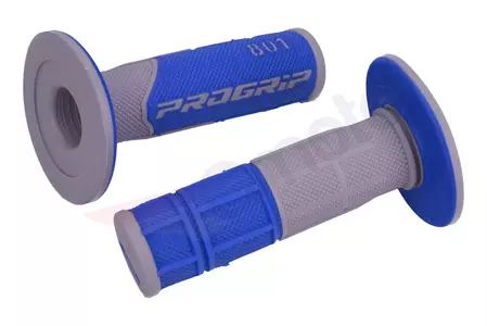 "Progrip 801 Off Road" pilkai mėlynos dviejų komponentų rankenos - PG801/9
