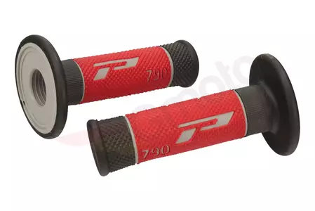 "Progrip 790 Off Road" pilkos, juodos, raudonos, trijų komponentų mentelės - PG790/7