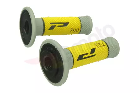 "Progrip 790 Off Road" juodai pilkai geltonos spalvos trijų komponentų irklai-3