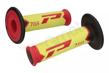 Progrip 788 Off Road rouge jaune fluo noir tri-composant - PG788/14