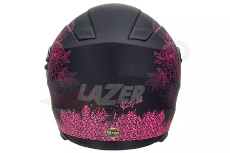 Casco integral de moto Lazer Bayamo Pretty Girl negro rosa mate M-8