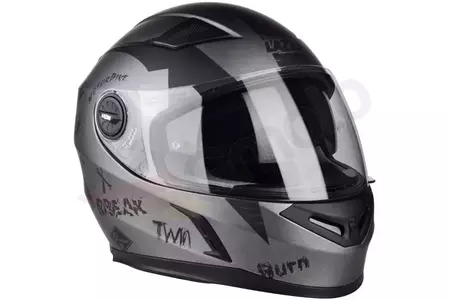 Lazer Bayamo Bad Boy motociklistička kaciga s punim licem, siva i crna mat, 2XS-1