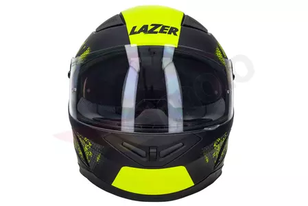 Lazer Bayamo Nanotech motociklistička kaciga za cijelo lice, crna, fluo žuta, mat, 2XS-3
