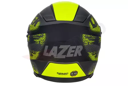 Lazer Bayamo Nanotech motociklistička kaciga za cijelo lice, crna, fluo žuta, mat, 2XS-8