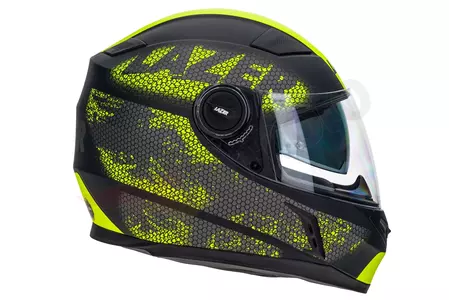 Lazer Bayamo Nanotech capacete integral de motociclista preto amarelo fluo mate L-4