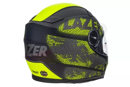 Lazer Bayamo Nanotech capacete integral de motociclista preto amarelo fluo mate L-7