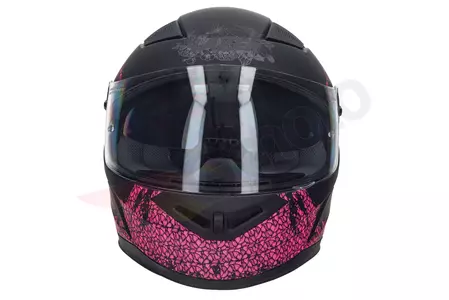 Casco integral de moto Lazer Bayamo Pretty Girl negro rosa mate XS-3