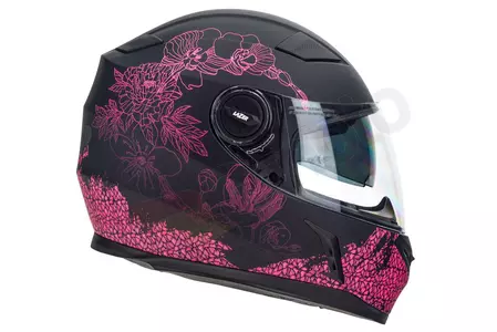 Lazer Bayamo Pretty Girl motociklistička kaciga s punim licem, crna, roza, mat, XS-4