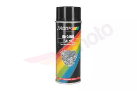 Spray - laque moteur 400 ml - noir Motip - 004092