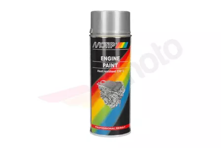Spray - lakier do silników 400 ml - srebrny Motip - 004093
