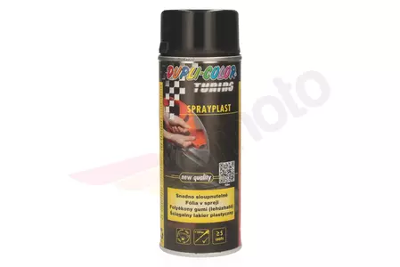 Spray ściągalny - lakier plastyczny 400 ml czarny połysk
