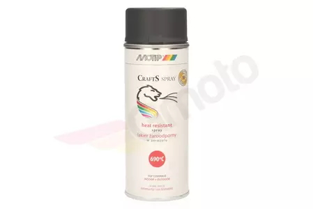 Spray rezistent la căldură 690 grade 400 ml - negru Motip - 696367