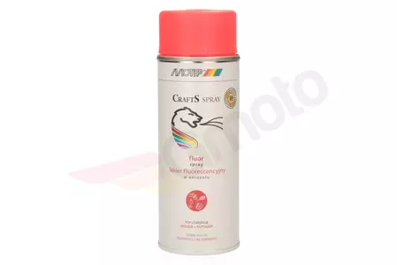 Spray fluorescencyjny 400 ml - czerwony Motip - 696411