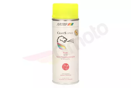Spray fluorescent 400 ml - jaune Motip - 696435