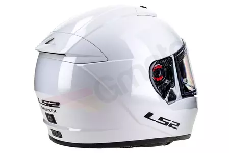 Motociklistička kaciga koja pokriva cijelo lice LS2 FF390 BREAKER SOLID WHITE M-7