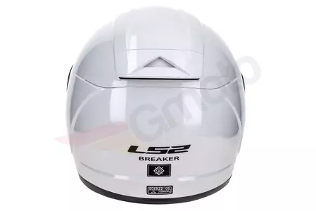 LS2 FF390 BREAKER SOLID WHITE M casco integral de moto-8