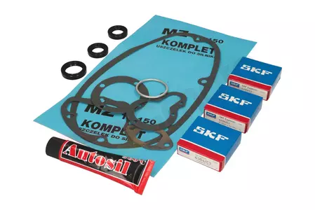 SKF motorlager + tätningar + packningssats MZ TS 150 - 122817