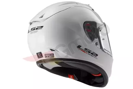 Motociklistička kaciga koja pokriva cijelo lice LS2 FF323 ARROW R SOLID WHITE 3XL-3