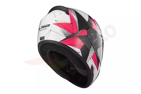 Kask integralny LS2 FF352 ROOKIE BRILLIANT WHITE PINK M-2