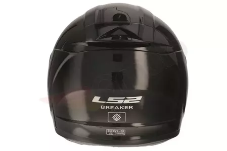 Motociklistička kaciga koja pokriva cijelo lice LS2 FF390 BREAKER SOLID BLACK L-4