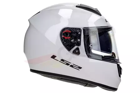 LS2 FF397 VECTOR SOLID WHITE 3XL casque moto intégral-4