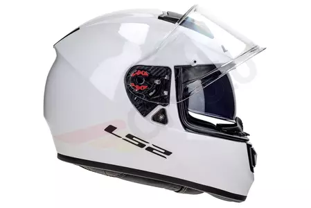 LS2 FF397 VECTOR SOLID WHITE 3XL integrální motocyklová přilba-5