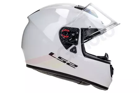 LS2 FF397 VECTOR SOLID WHITE 3XL integreret motorcykelhjelm-6