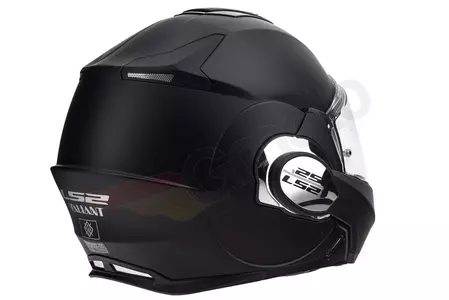 LS2 FF399 VALIANT MATT NEGRO L casco moto mandíbula-8