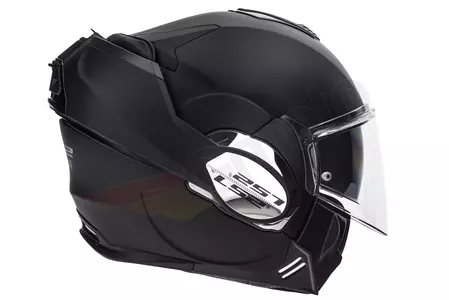 LS2 FF399 VALIANT VALIANT MATT BLACK M cască de motocicletă cu mandibulă pentru motociclete-6