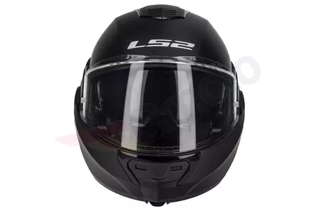 LS2 FF399 VALIANT VALIANT MATT BLACK XS cască de motocicletă cu mandibulă pentru motociclete-3