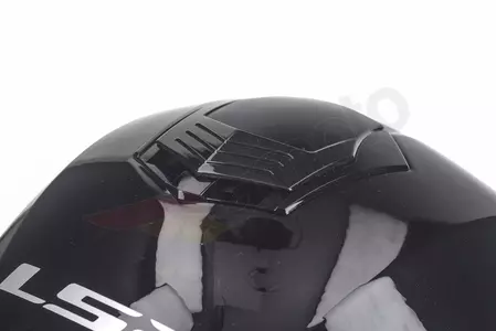 LS2 FF399 VALIANT VALIANT SOLID BLACK XL cască de motocicletă cu mandibulă pentru motociclete-12