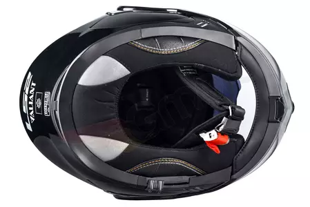 LS2 FF399 VALIANT SOLID NEGRO XL casco de moto mandíbula-14