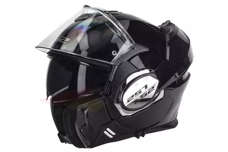 LS2 FF399 VALIANT SOLID BLACK XL casco moto jaw - AK5039910126