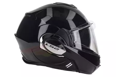 LS2 FF399 VALIANT SOLID BLACK XL casco moto jaw-4