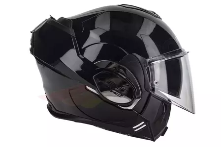 LS2 FF399 VALIANT VALIANT SOLID BLACK XL cască de motocicletă cu mandibulă pentru motociclete-6